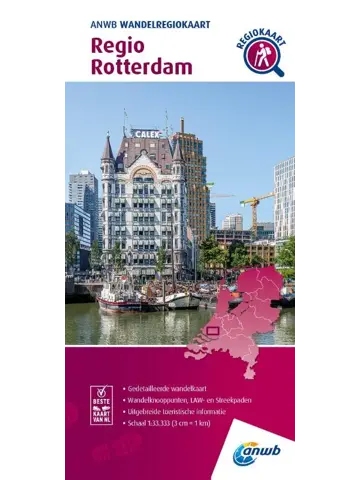 ANWB Wandelkaart Regio Rotterdam
