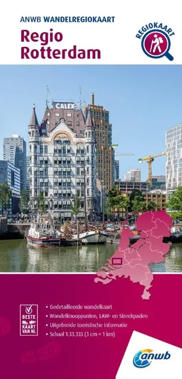 ANWB Wandelkaart Regio Rotterdam