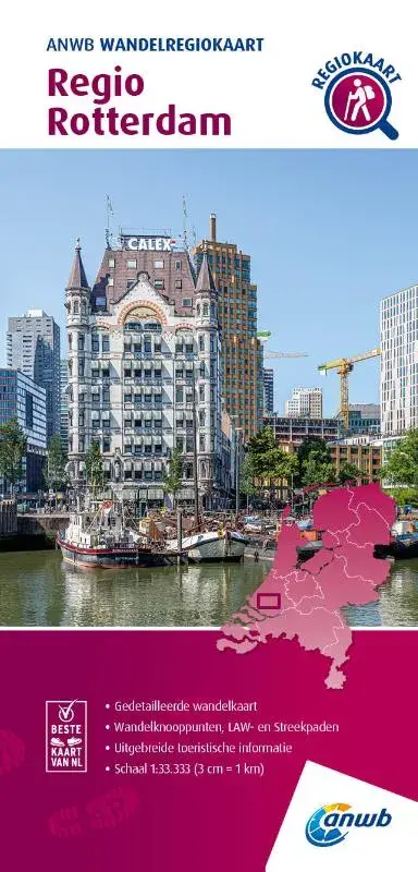 ANWB Wandelkaart Regio Rotterdam
