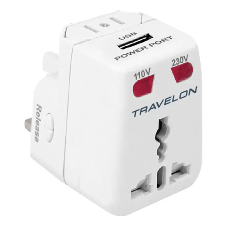 Universele Reisadapter met USB-Poorten