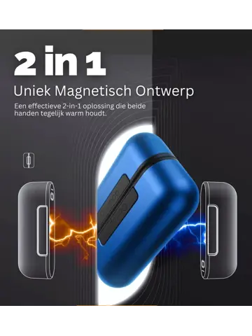 Herbruikbare Handwarmers met Powerbank