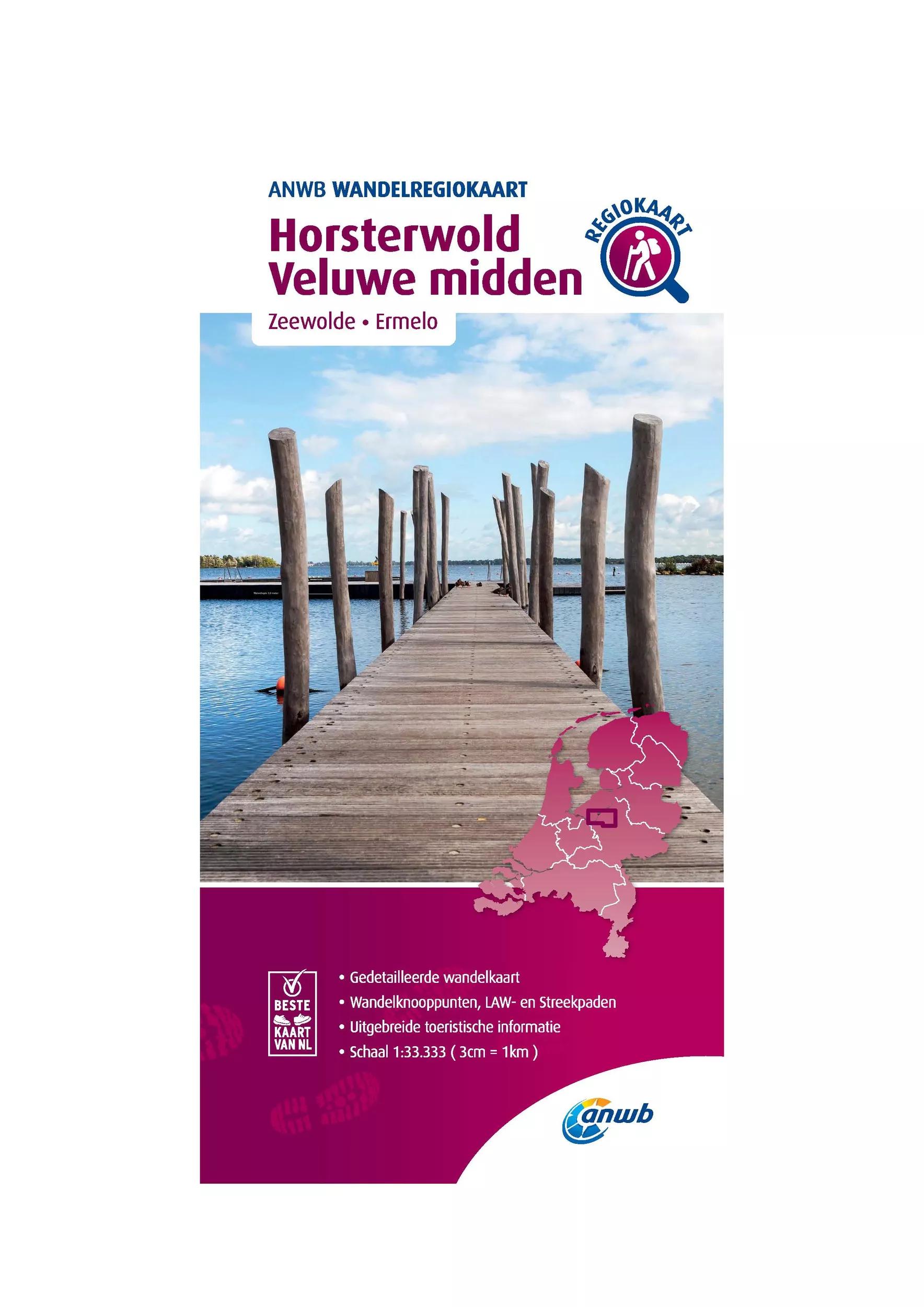 ANWB  Wandelkaart Horsterwold  Veluwe Midden main product image