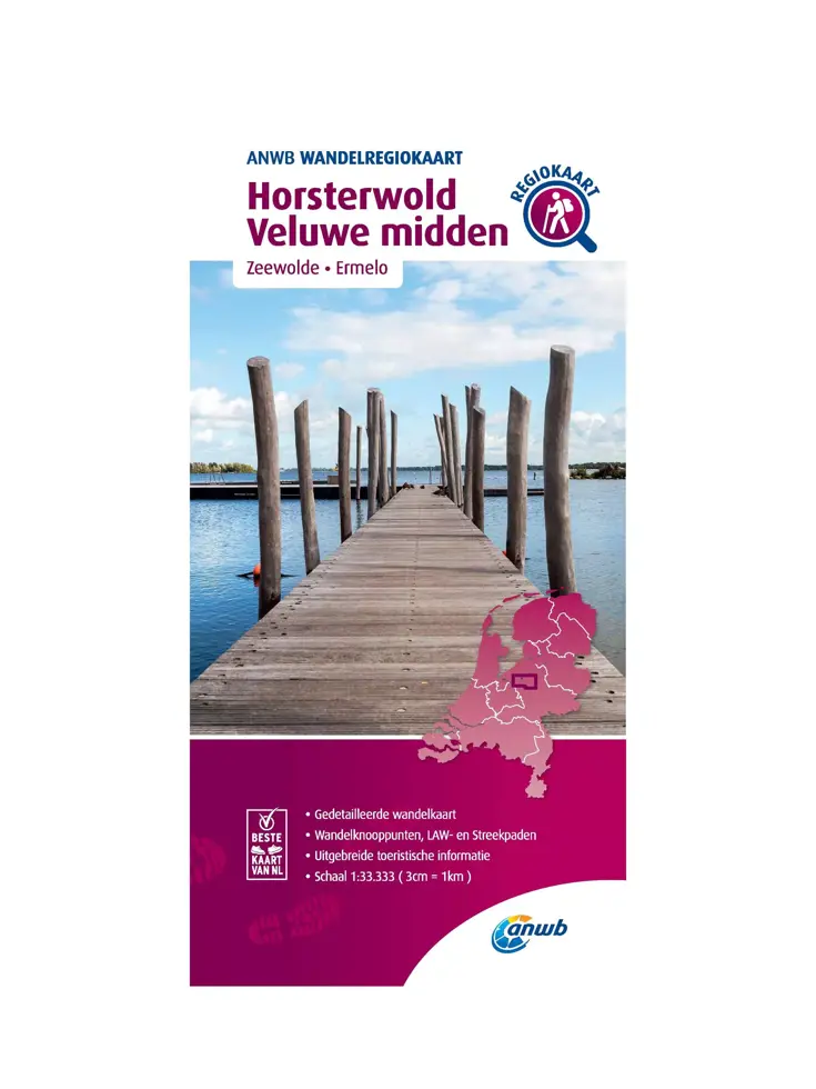 ANWB Wandelkaart Horsterwold - Veluwe Midden