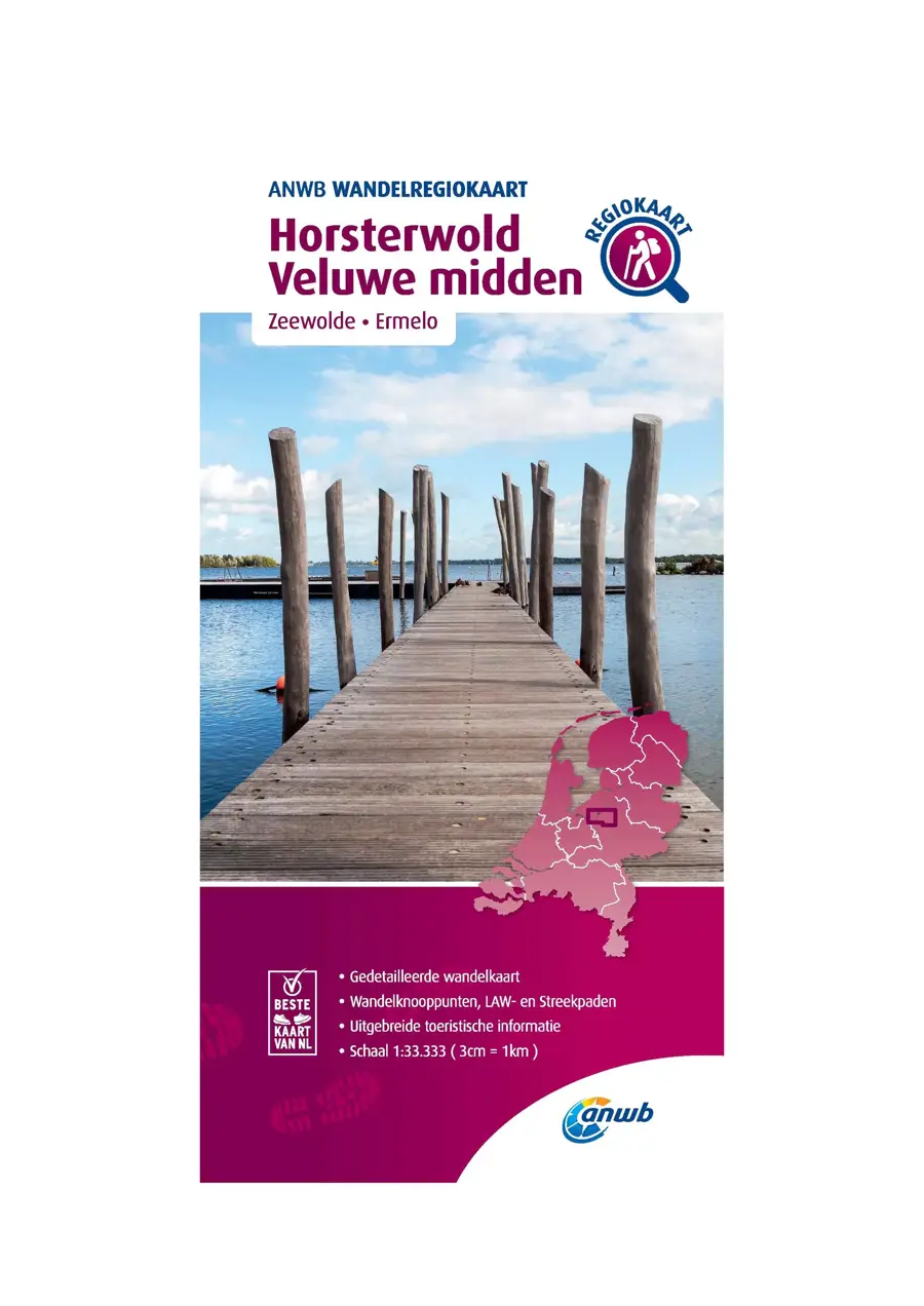 ANWB Wandelkaart Horsterwold - Veluwe Midden