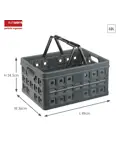 Square - Vouwkrat met handgreep - 32L - 2-dlg