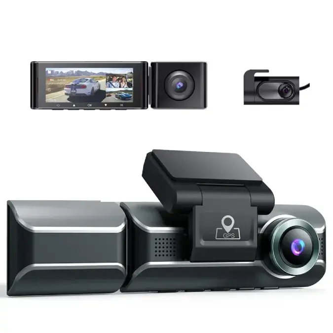 AZDome M550 Pro 3CH 4K Wifi GPS 64gb dashcam