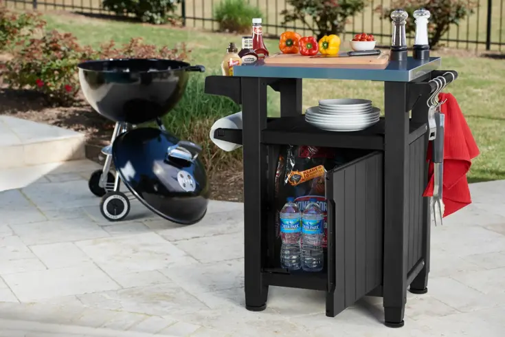 Keter Unity Classic BBQ tafel - Grafiet