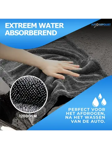 Auto Droogdoek - Microvezeldoek  XXL - 70 x 100 cm