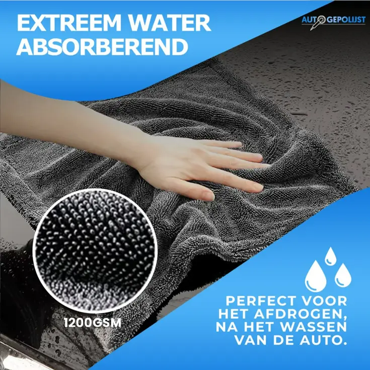 Auto Droogdoek - Microvezeldoek  XXL - 70 x 100 cm