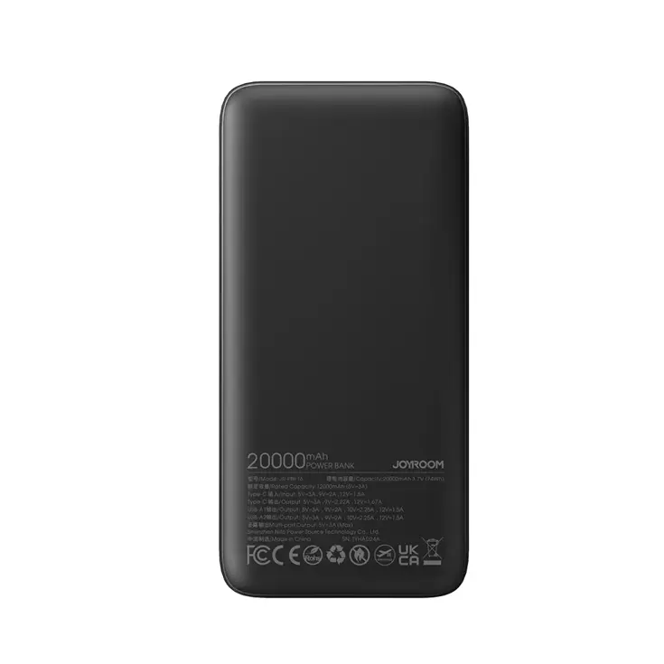 LED Powerbank - 20000mAh - Zwart