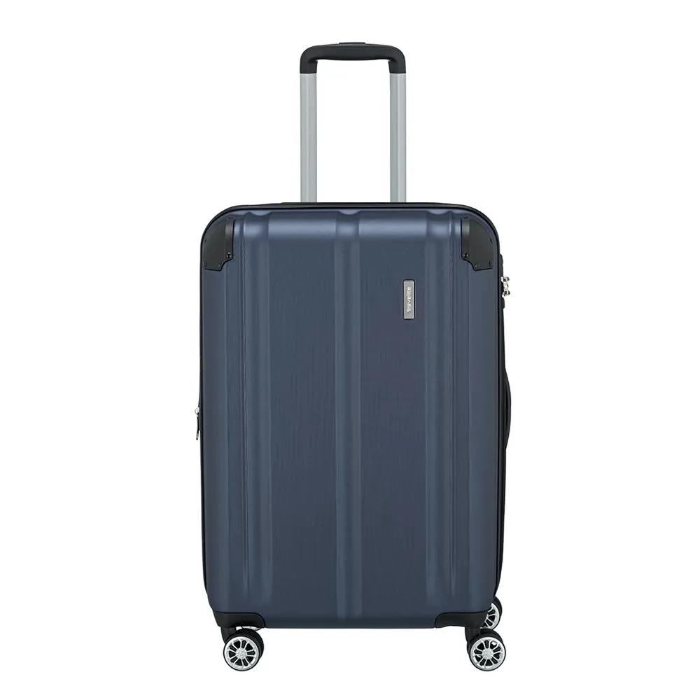 Travelite  4 wiel trolley m expandable Blauw  Blauw main product image