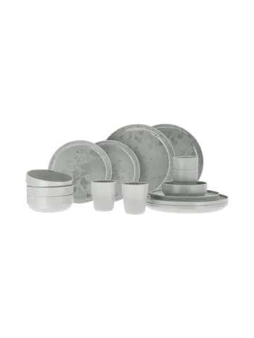Palma serviesset grey 16-delig