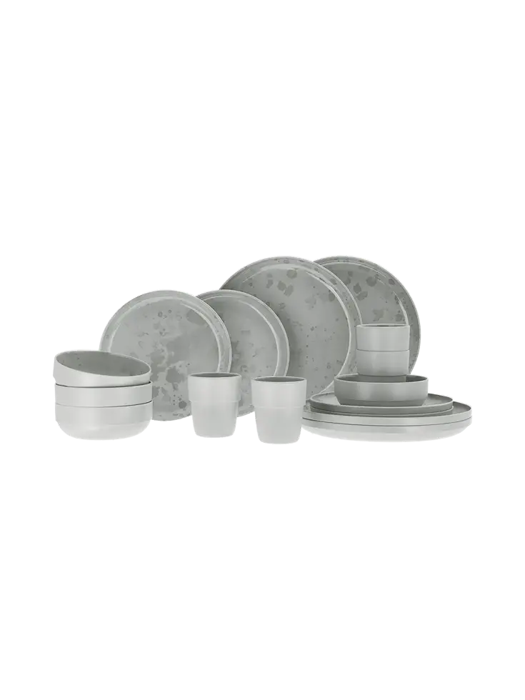 Palma serviesset grey 16-delig