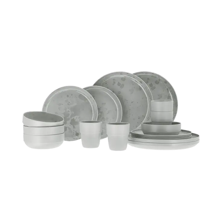 Palma serviesset grey 16-delig