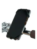 Zwarte Silicoon Smartphone Houder voor Fiets