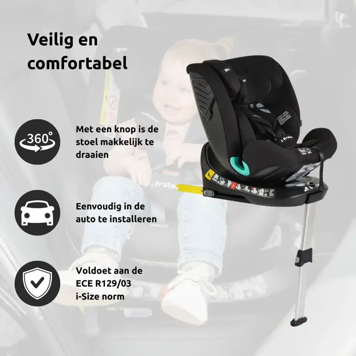 i-Protect 40-150 cm 360° i-Size Autostoel