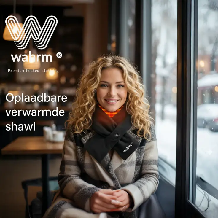 Oplaadbare verwarmende shawl - drie standen