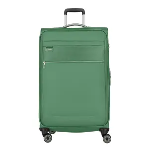 Travelite 4 wheel trolley l expandable Groen