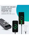 Powerbank - 30.000mAh - 4 Geïntegreerde Kabels