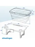 Opvouwbare Picknickmand met Deksel - 20 L