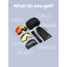 Poederbaas - TST Goggle - Uniseks  -Skibril