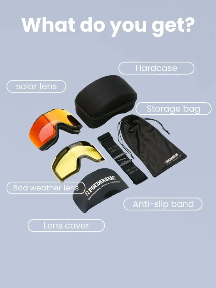 TST Goggle - Uniseks  -Skibril