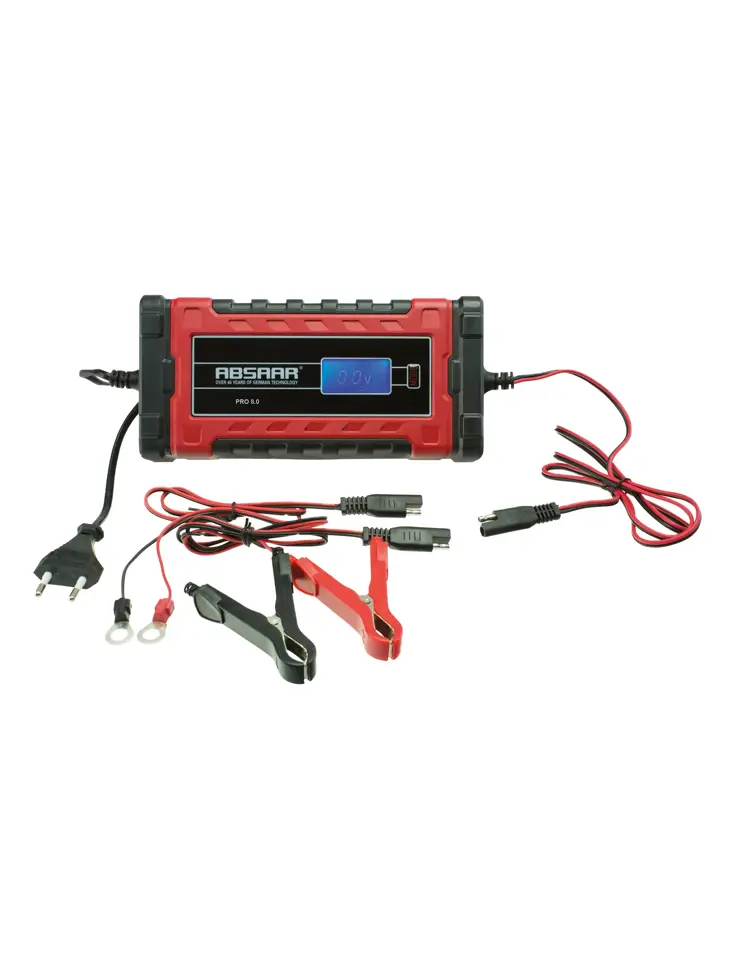 Processor gestuurde acculader 12V/24V 8A