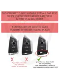 TPU Sleutelhoesje voor Bmw i serie wit B4A-NEW