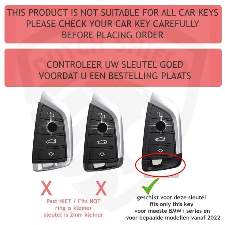 TPU Sleutelhoesje voor Bmw i serie wit B4A-NEW