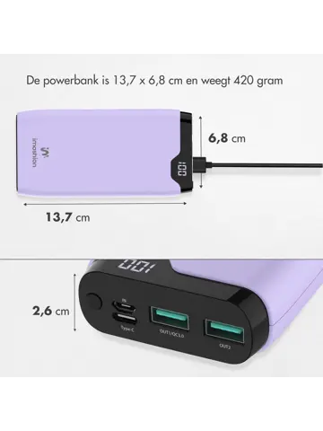 Powerbank 20.000 mAh