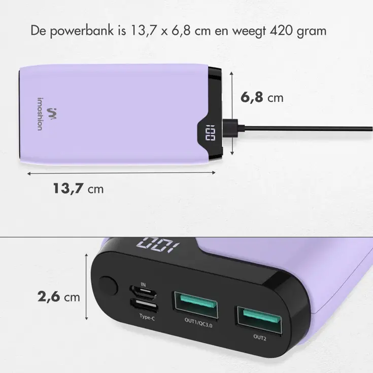 Powerbank 20.000 mAh