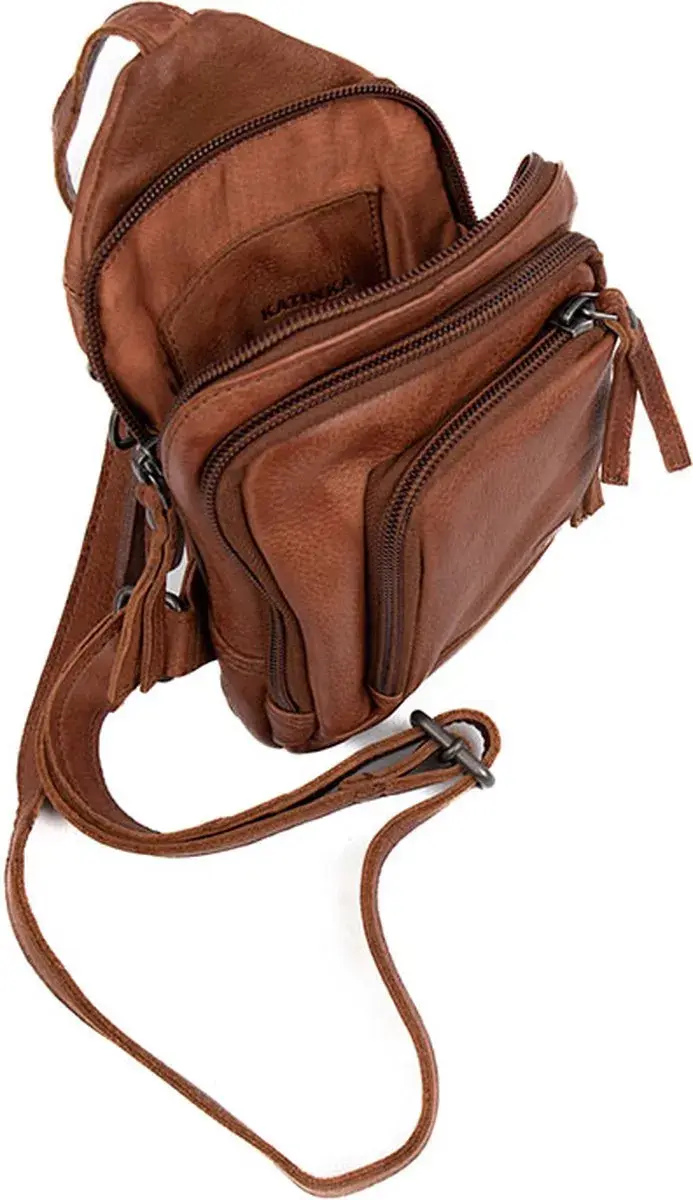 Katinka - Leren Crossbodytas / Slingbag