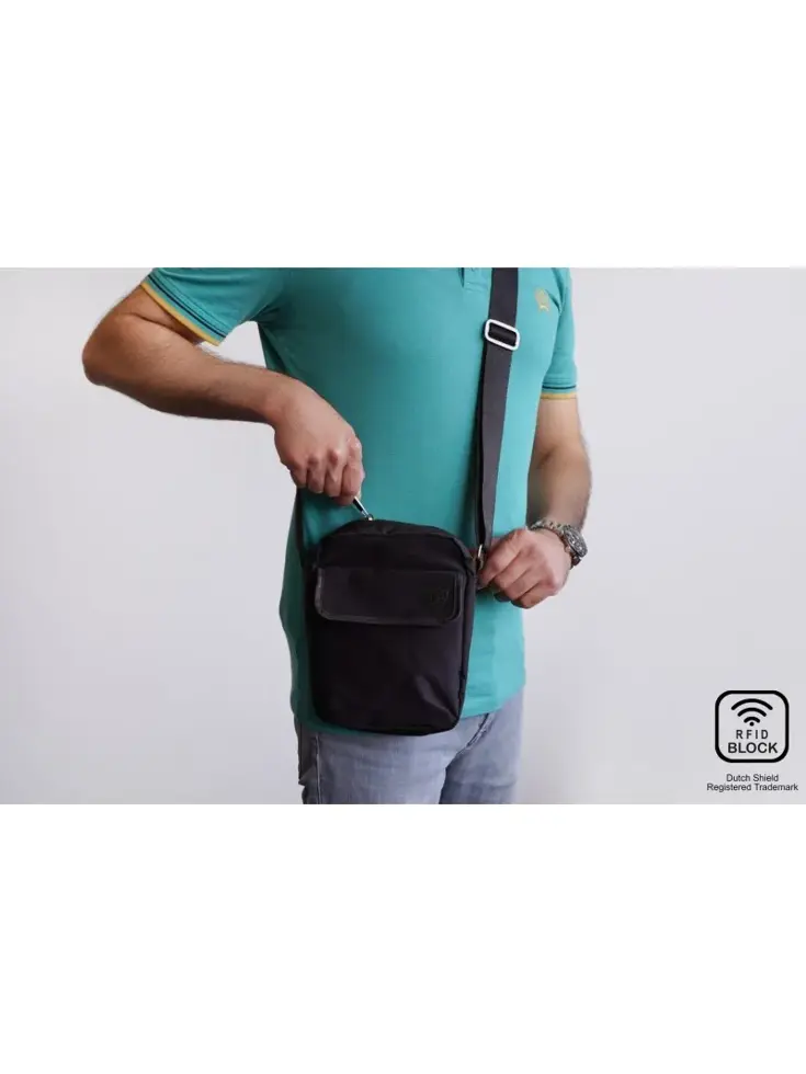 Paspoort Schoudertas - Anti Skim - Crossbody Tas
