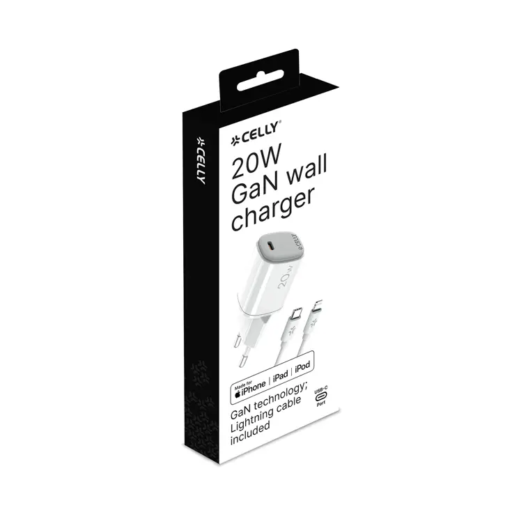 20W Thuislader met USB-C naar Lightning Kabel