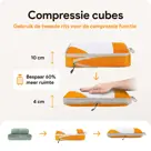 Compressie Packing Cubes – 6 stuks – Oranje