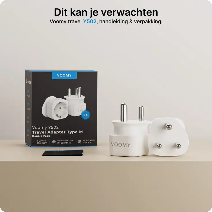 Travel Y502 - Wereldstekker Zuid-Afrika - 2 stuks