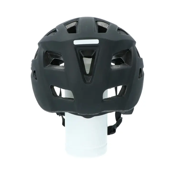 Fietshelm mat zwart, maat M 55-58 cm, lichtgewicht