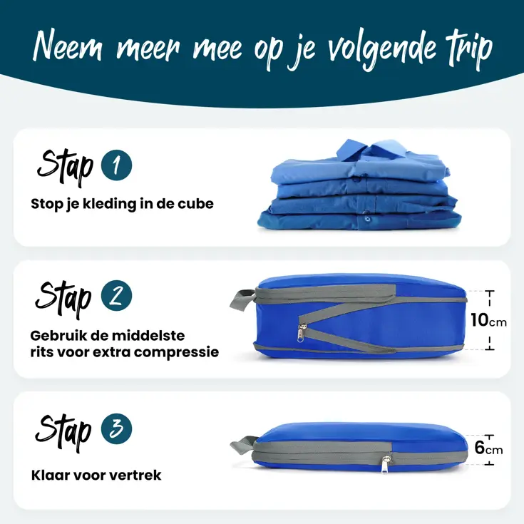 Compressie Cubes 4-delige Set