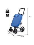 Boodschappenwagen 4 Wiel 48 liter