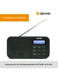 DAB+/FM Radio Alarmfunctie Werkt op AA-batterijen