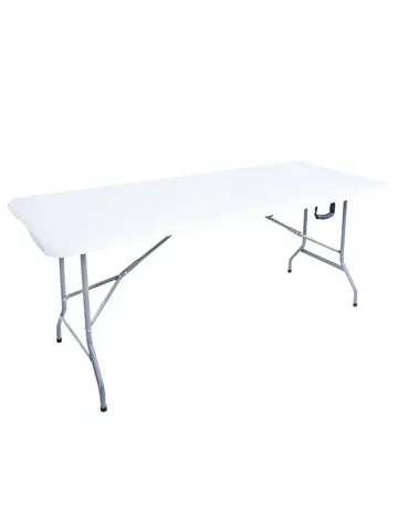 Inklapbare tafel en banken set - kunststof