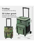 Boodschappentrolley met koelvak 32L