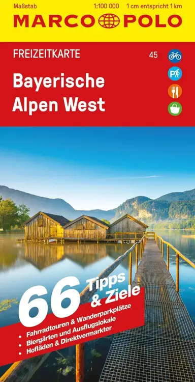 Toeristische kaart FZK45 Bayerisch Alpen West