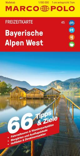 Toeristische kaart FZK45 Bayerisch Alpen West