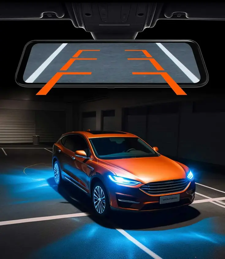 G840H 2K Wifi GPS 32gb Mirror dashcam