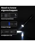 Pen zaklamp premium 2-pack