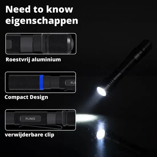 Pen zaklamp premium 2-pack