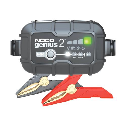 Genius2EU 6V/12V Acculader 2A voor Diverse Accu's