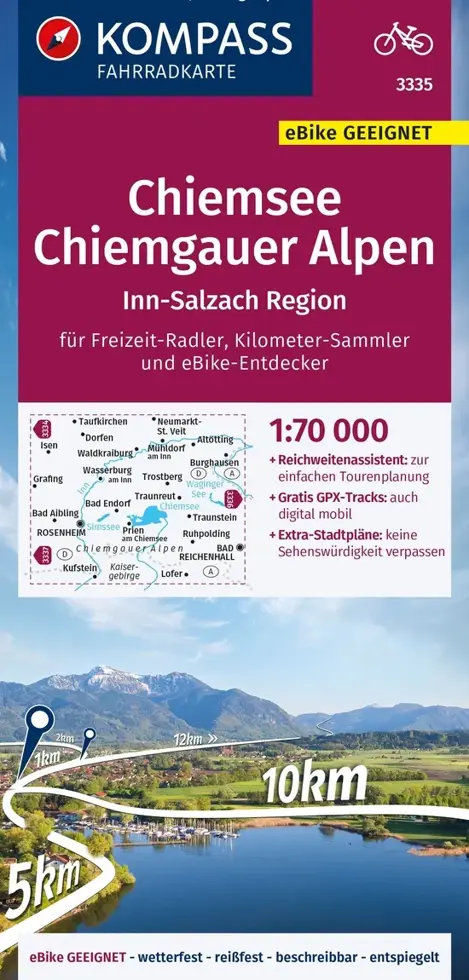 Fietskaart FK 3335 Chiemsee