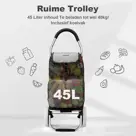 Packaway 45L boodschappentrolley met koelvak